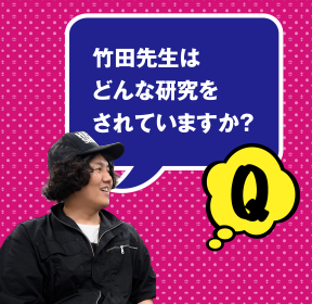 Q 竹田先生はどんな研究をされていますか?