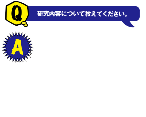 Q 研究内容について教えてください。 A 卒業研究は飲食店の来客数の予測と売上予測を行う予定で、今は予測に必要な機械学習について学んでいます。また、企業と共同研究を行うこともあり、実際のデータを分析できることは貴重な経験で、やりがいを感じます。