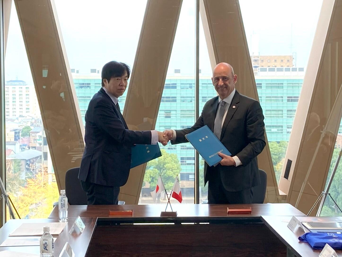 Ambassador of the Republic of  Malta to Japan and His Delegation Visited Us