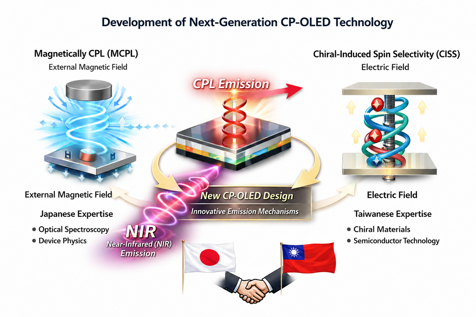 Bilateral circularly polarized light project holds kickoff symposium in Taiwan