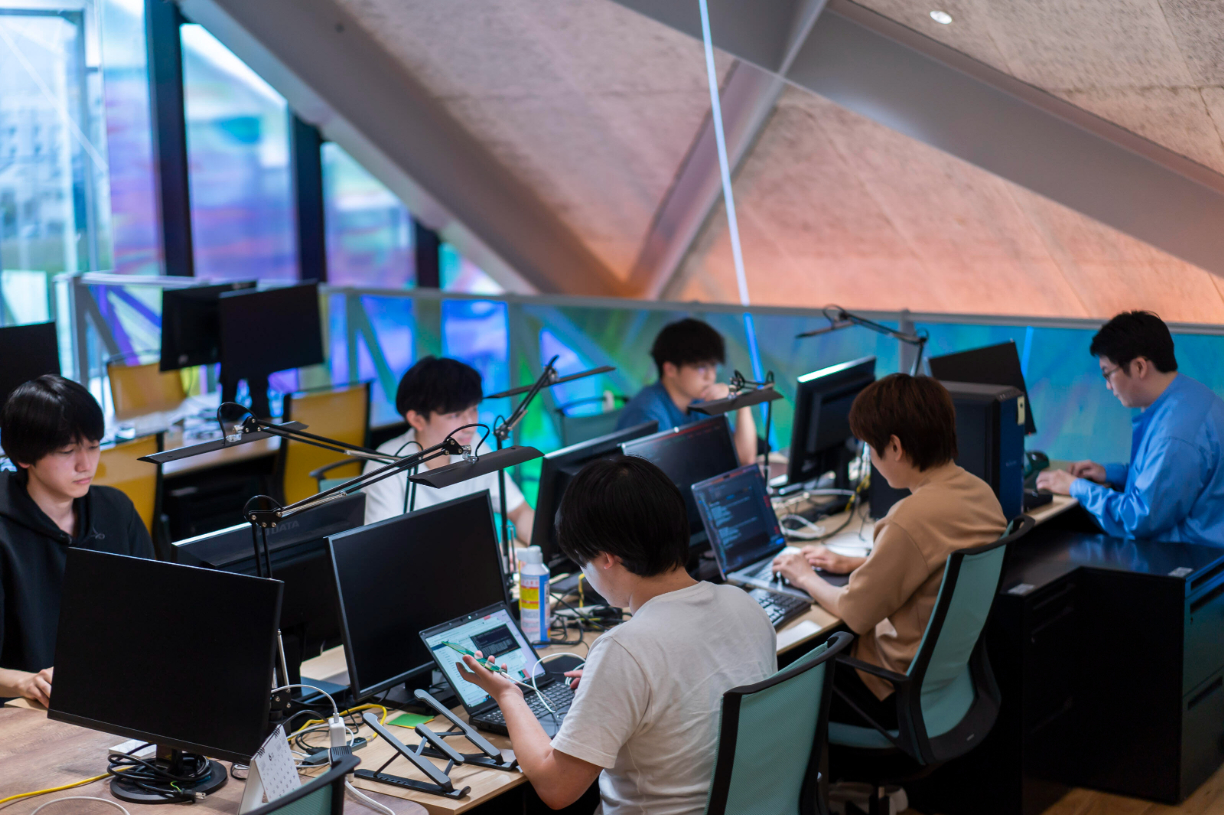 情報学部の授業の様子