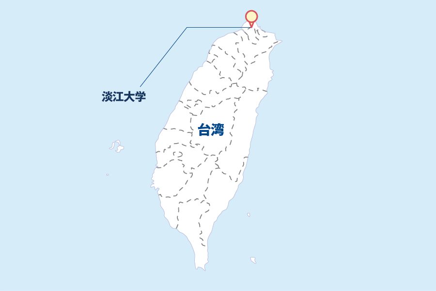 中国、台湾地図