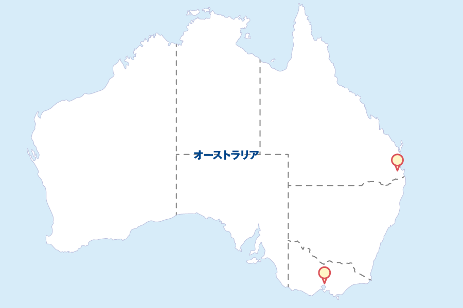 オーストラリア地図