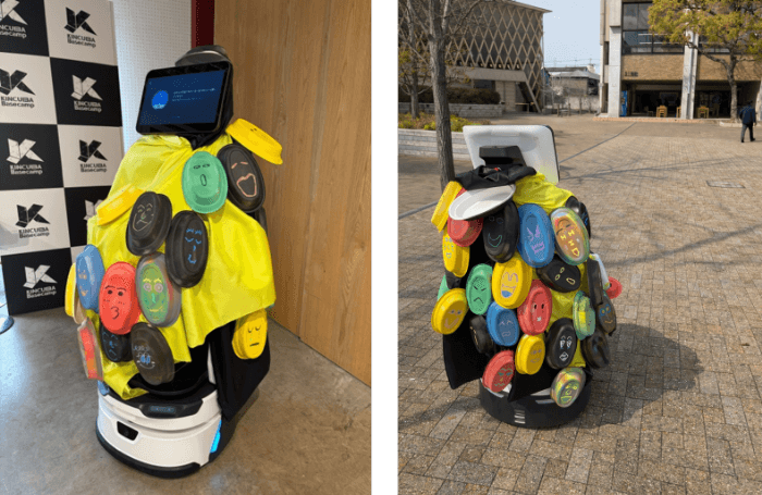 自動運転の配膳ロボットにディスプレイを搭載してイベント告知　掲示板に代わる大学キャンパスでの情報発信方法を検証