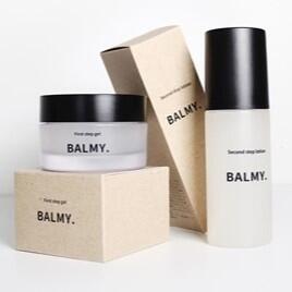 「BALMY.」　導入美容液「First step gel」・保湿化粧水「Second step lotion」