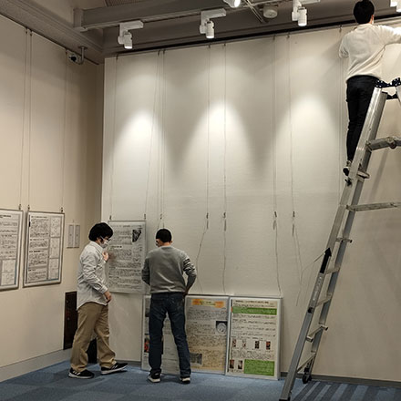 研究成果のパネル展示