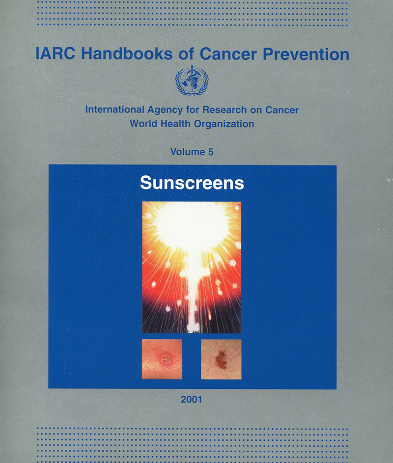 図1 IARC Handbooks of Cancer Prevention Vol. 5 Sunscreens の表紙