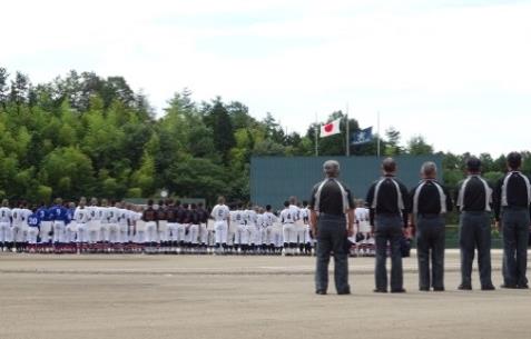 東広島地区中学校野球大会で13校230人が熱戦！　第15回東広島地区中学校野球大会　近畿大学理事長杯争奪戦