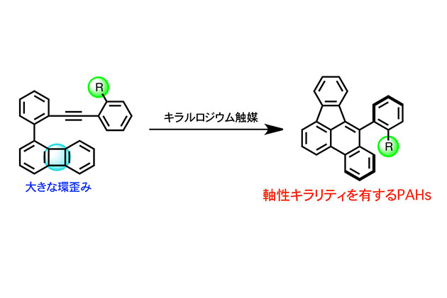 優れた発光特性を有するキラルな多環式芳香族炭化水素の合成に成功　次世代3Dディスプレイ等への応用に期待