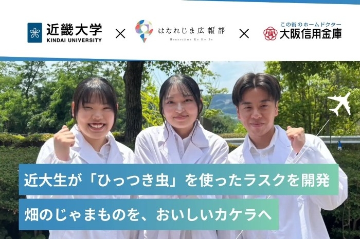 近大生が「ひっつき虫」を使ったラスクを開発　畑のじゃまものを、おいしいカケラへ　離島の課題を食のアイデアでひっくり返す産学連携プロジェクト　2026年8月～9月にかけて関連イベントを順次展開予定