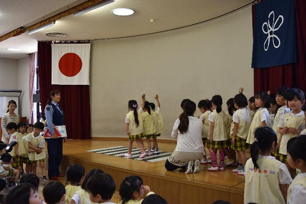 園児向け「交通安全教室」実施　交通ルールの大切さやマナーを楽しく学ぶ