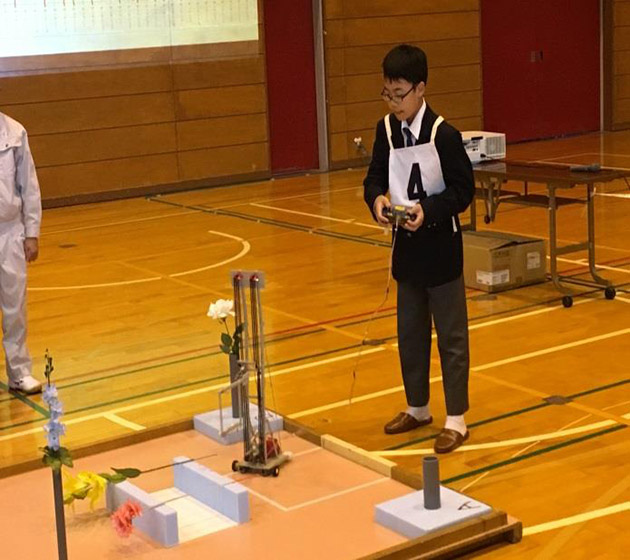 全日本小中学生ロボット選手権決勝大会出場　2年連続出場、初優勝を目指す