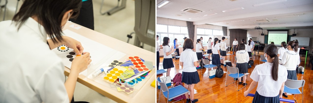 「令和4年度 第1回オープンキャンパス」を開催　色彩の基礎を学ぶプログラムや保育科の模擬授業を実施