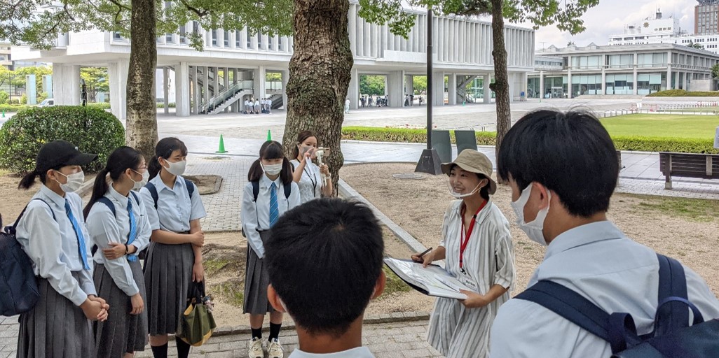 近畿大学附属広島中学校東広島校3年生が平和学習を実施　広島平和記念公園などを訪問し、平和について考える