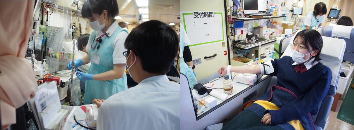 日本赤十字社と生徒会による「献血活動」を実施　高校生が献血の現状を理解し、命の大切さを学ぶ
