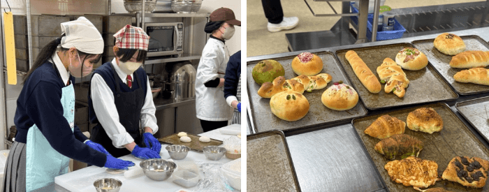 近大附属広島高校東広島校が地元で親しまれるパン屋と商品開発　「春の桜まつり&times;eスポーツ」で2種類のパンを販売