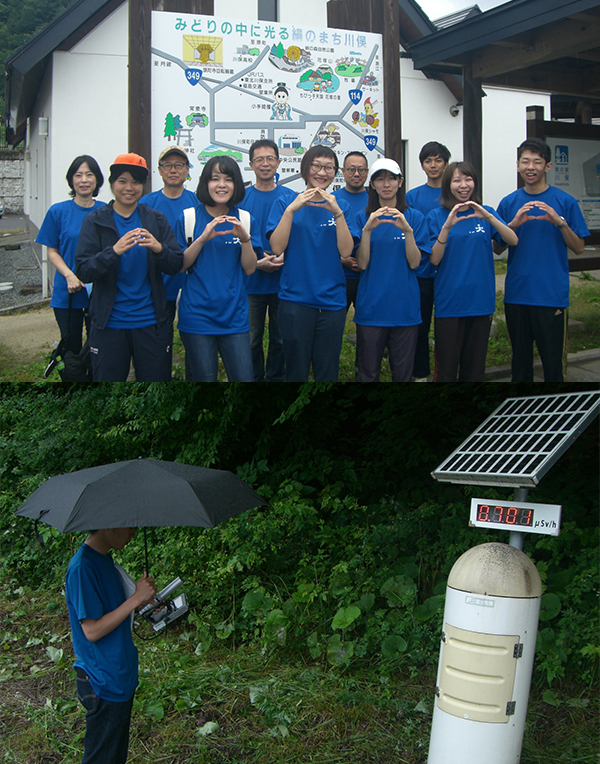 2019年7月13日(土)、14日(日) 除染研究・心身ケアグループは川俣町内での野生キノコ等の採取や線量率測定を行いました