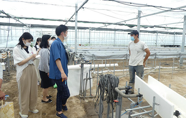 農学部の学生グループが川俣町を訪問