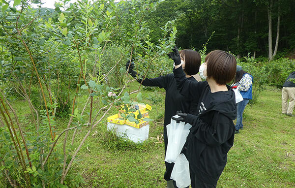 農学部・文芸学部の学生グループが川俣町を訪問