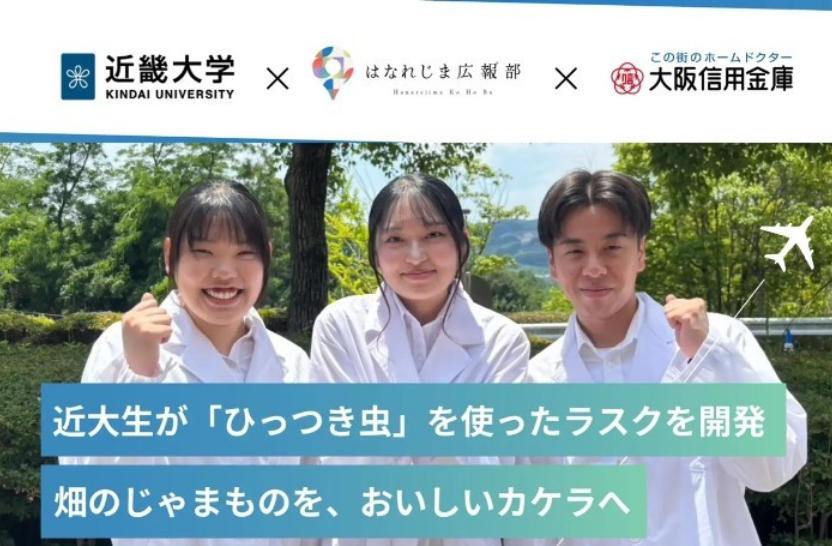 近大生が「ひっつき虫」を使ったラスクを開発　畑のじゃまものを、おいしいカケラへ　離島の課題を食のアイデアでひっくり返す産学連携プロジェクト　2026年8月～9月にかけて関連イベントを順次展開予定