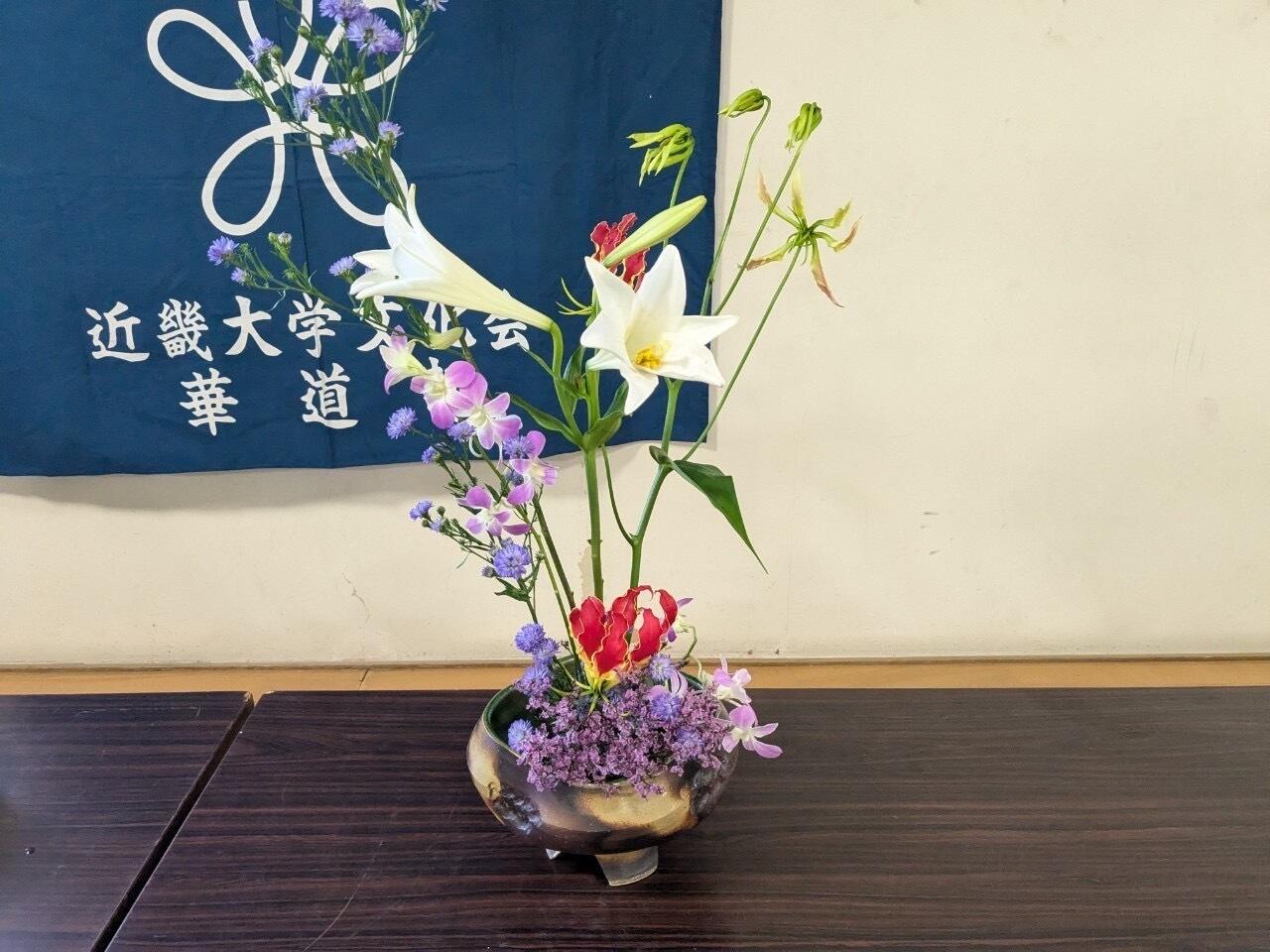 【近畿大学文化会華道部】卒業展示会を開催しました