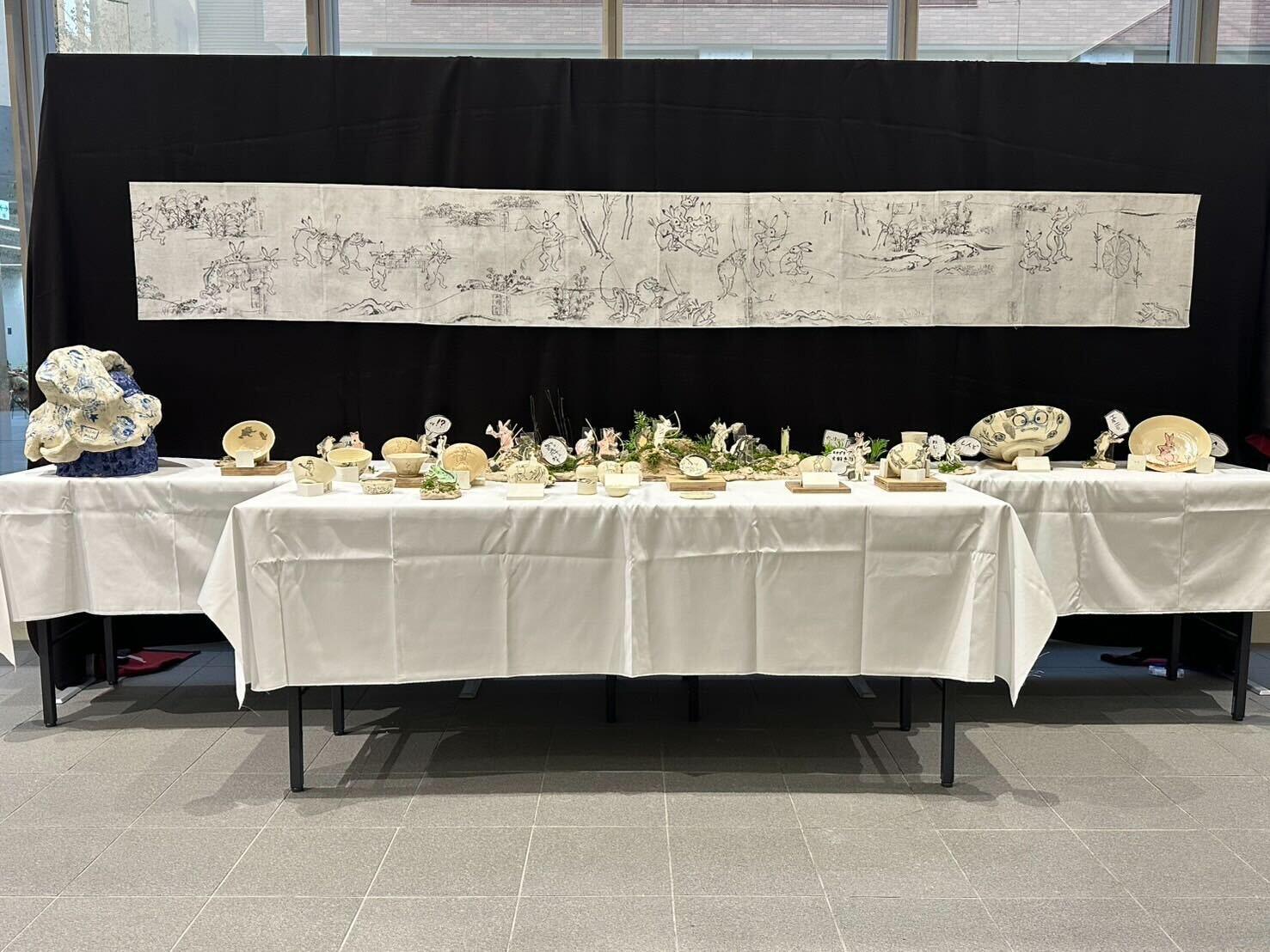 【近畿大学文化会陶芸部】展示会を開催しました