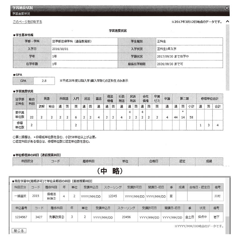 「KULeD」成績照会による確認方法