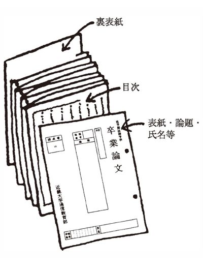 卒業論文の綴じ方