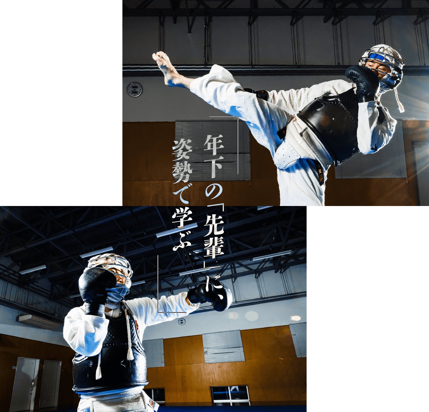 年下の「先輩」に、姿勢で学ぶ